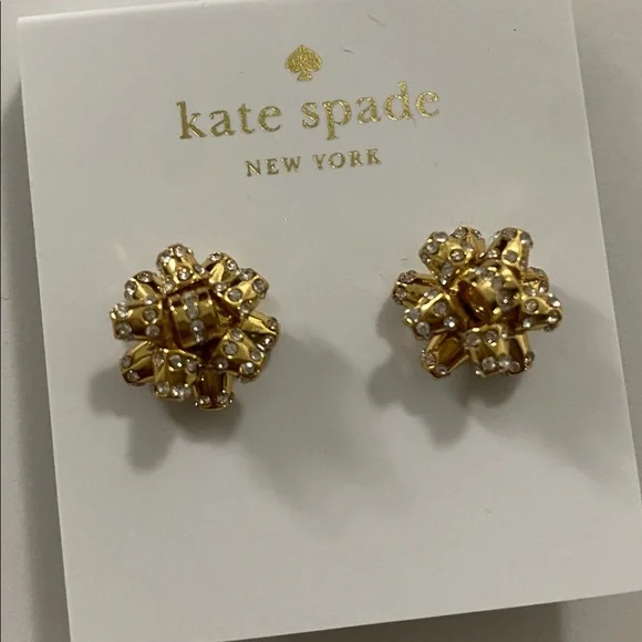 Kate Spade Gold Chain Necklace and Earrings - Picture 5 of 7